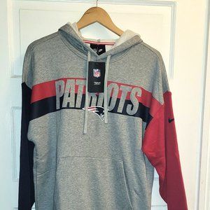 Patriots - Nike Wordmark Long Sleeve Heritage Hoodie [Sz M $75-]